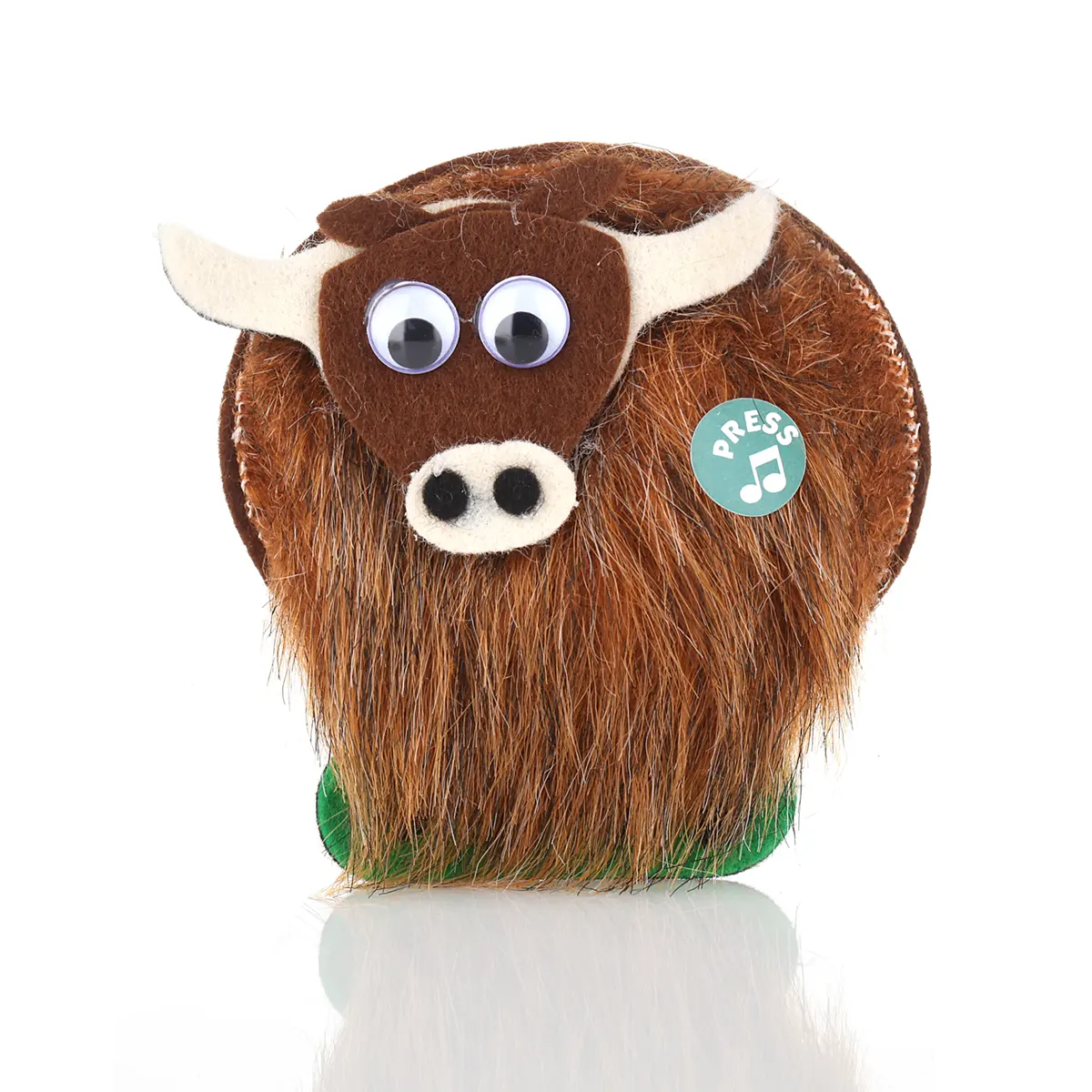 Musical Moo Magnet -  musikalische Highland Cow aus Schottland 