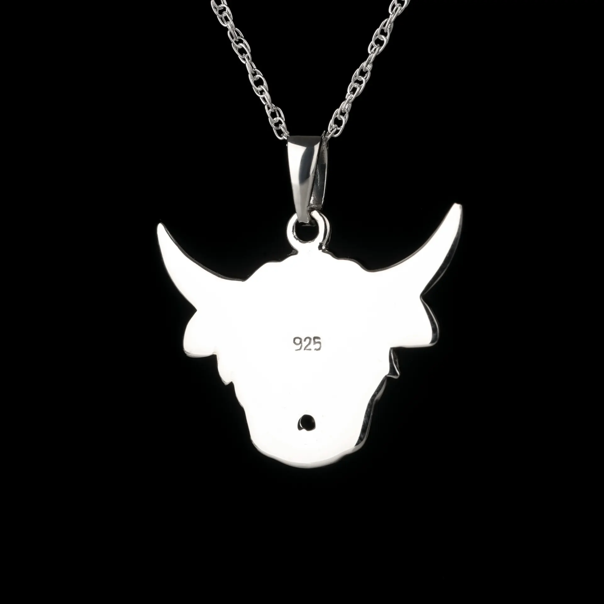 Highland Cow - schottische Kette aus Sterlingsilber