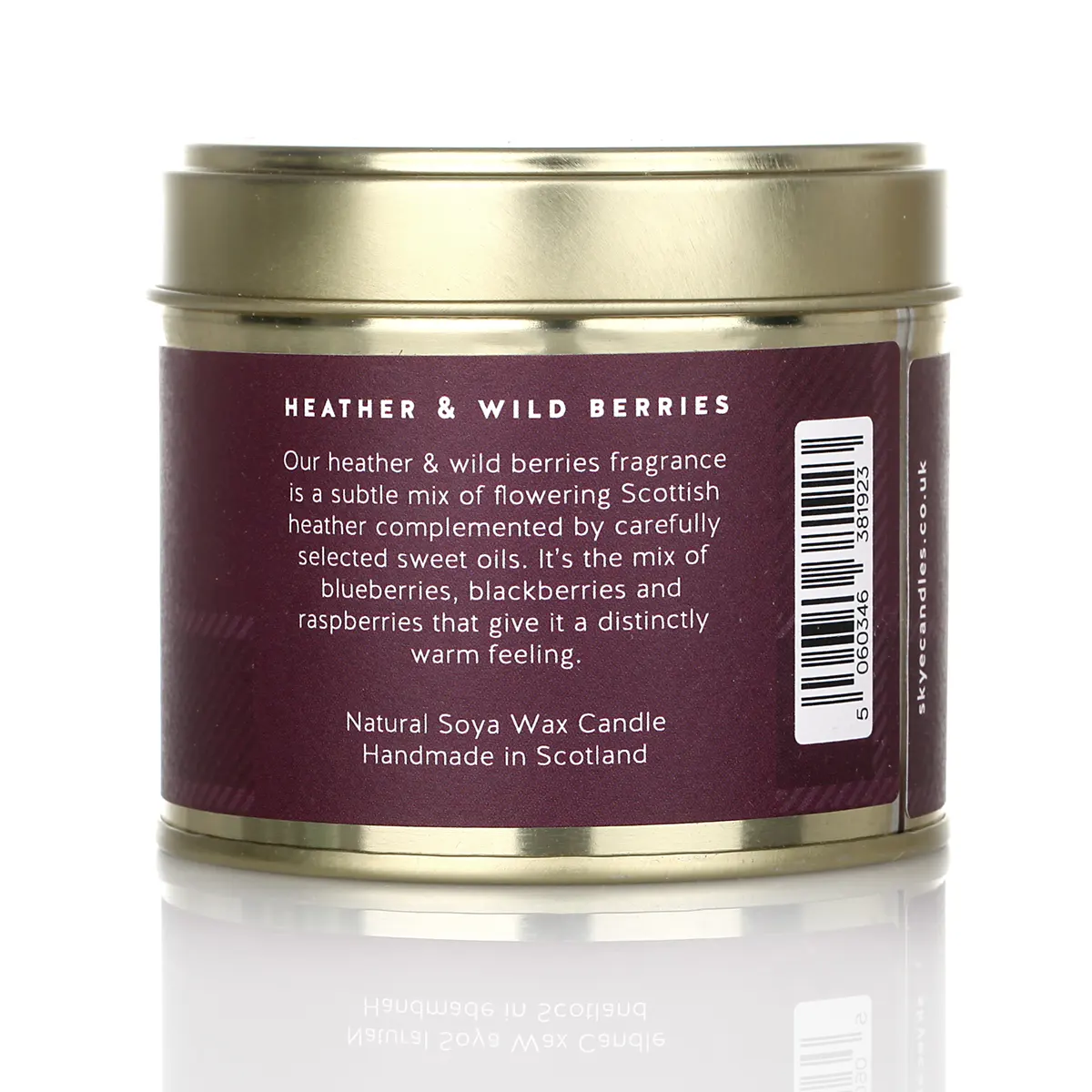 Isle of Skye Candles -  Heather & Wild Berries Travel Tin