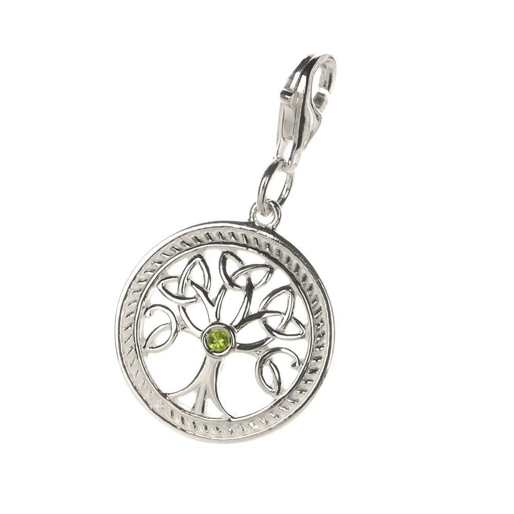 Celtic Tree Of Life - Keltischer  Lebensbaum Charm - Sterling Silber aus Irland