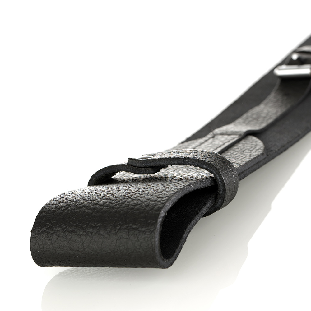 kilt-belt-guertel-schwarz-leder-012 Traditioneller Leder Kiltgürtel mit Riemen - Rinderleder schwarz - handgefertigt in Schottland