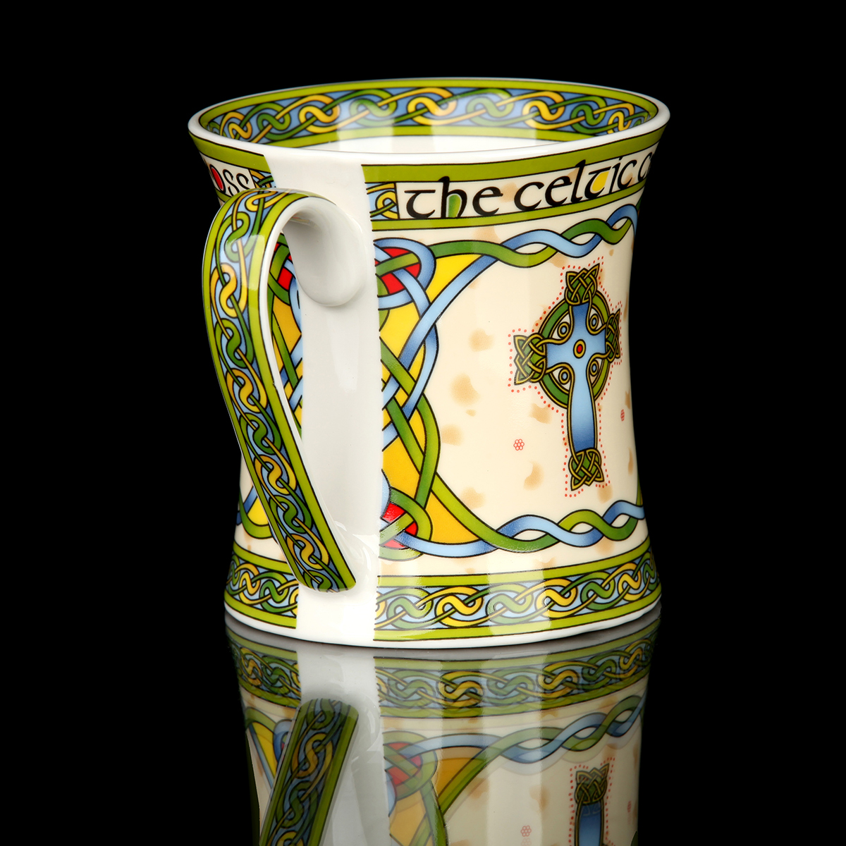 Kaffeebecher-Mug-irland-cross-keltisches-kreuz-016 Celtic High Cross Mug - Kaffeebecher aus Irland mit keltischen Ornamenten