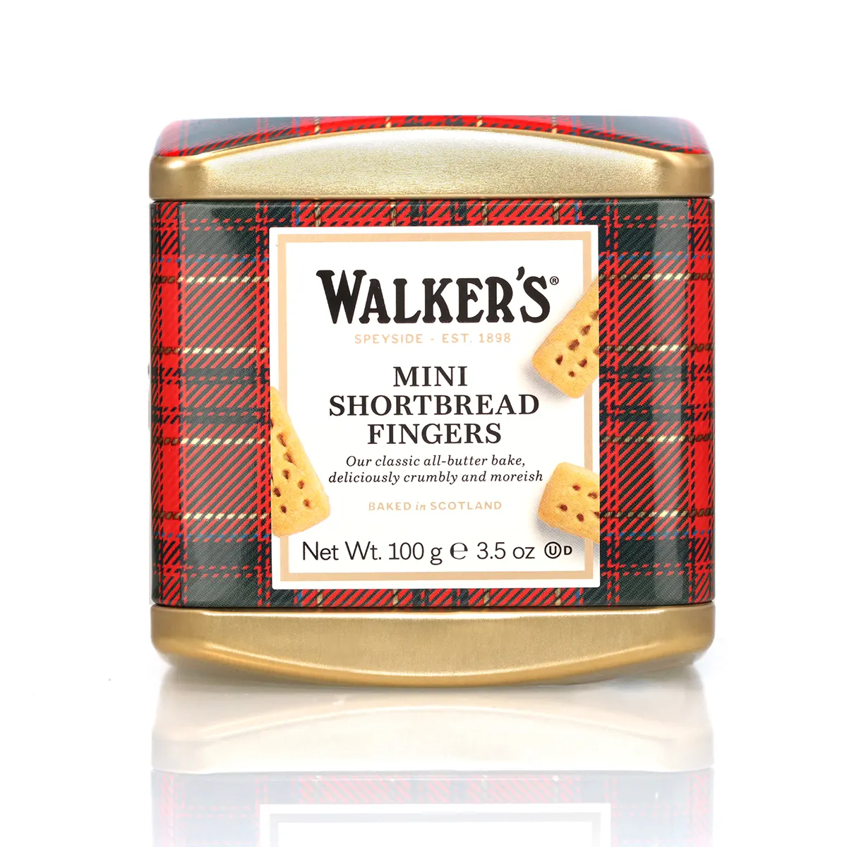 Walker’s Shortbread Fingers Tartan Tin – Schottisches Gebäck in Metalldose