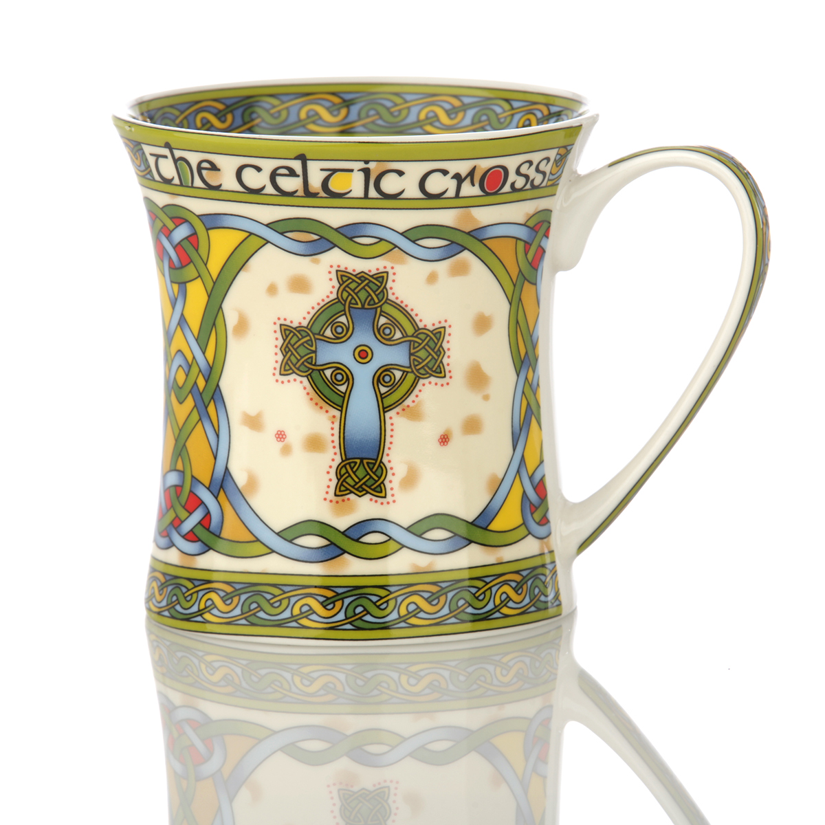 Kaffeebecher-Mug-irland-cross-keltisches-kreuz-020 Celtic High Cross Mug - Kaffeebecher aus Irland mit keltischen Ornamenten