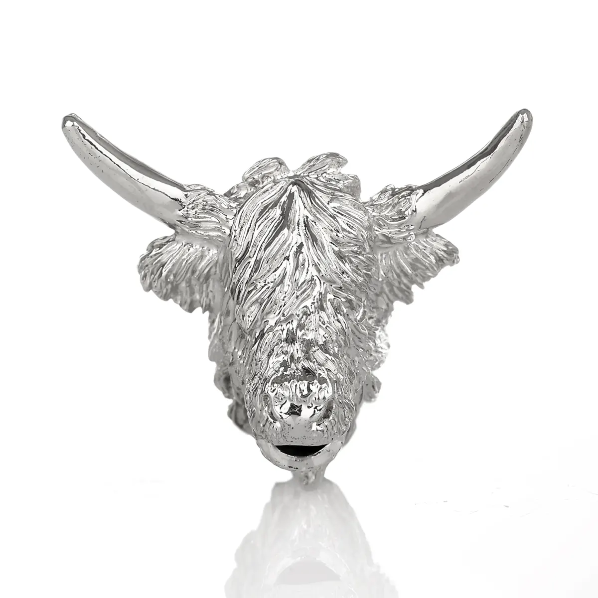 Highland Cow Wine Pourer - Edelstahl Flaschen-Ausgießer mit Hochland-Rind