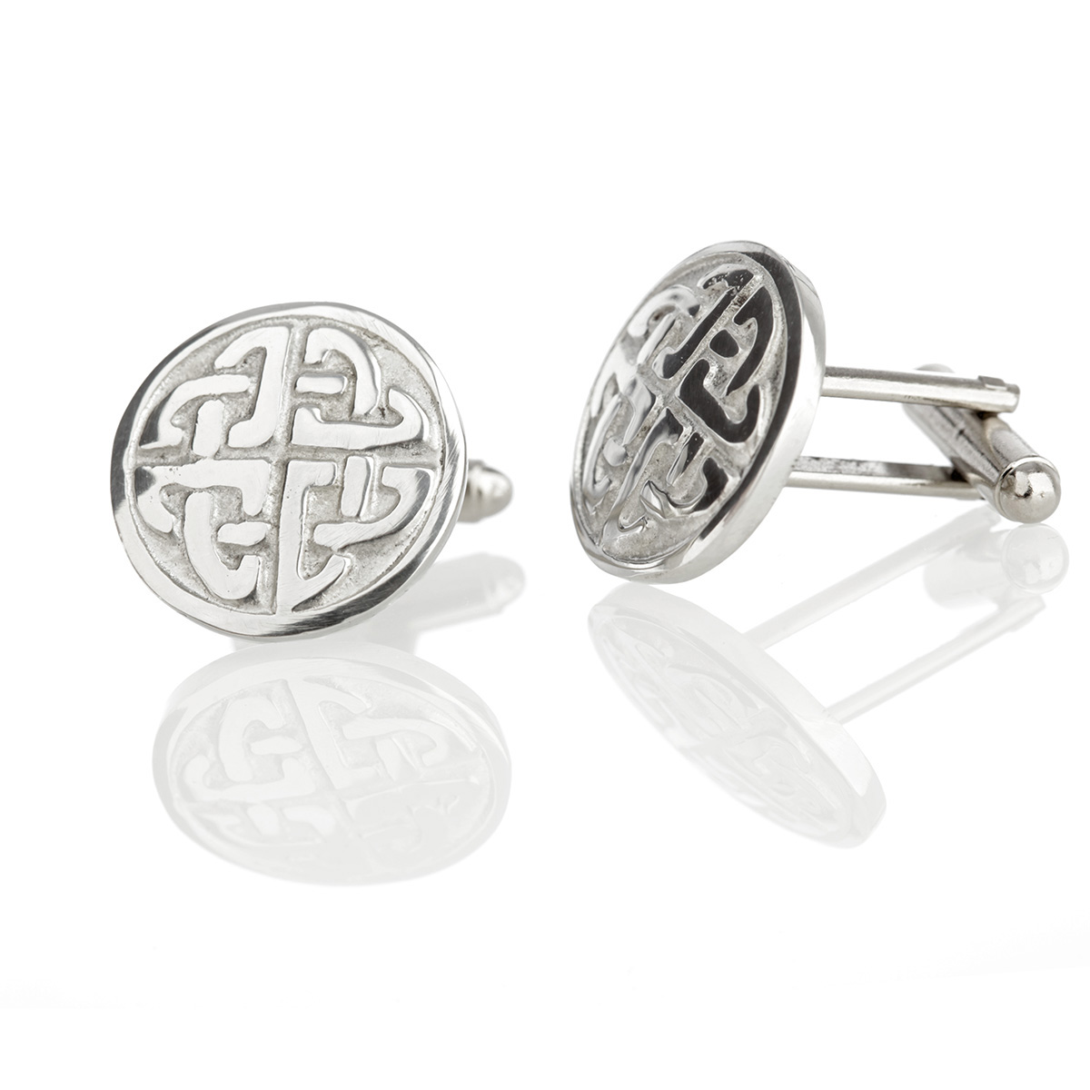 keltisch-schottisch-manschettenknopf-cufflink-00855918dee37d28 Celtic Interlace - Keltische Manschettenknöpfe aus Schottland