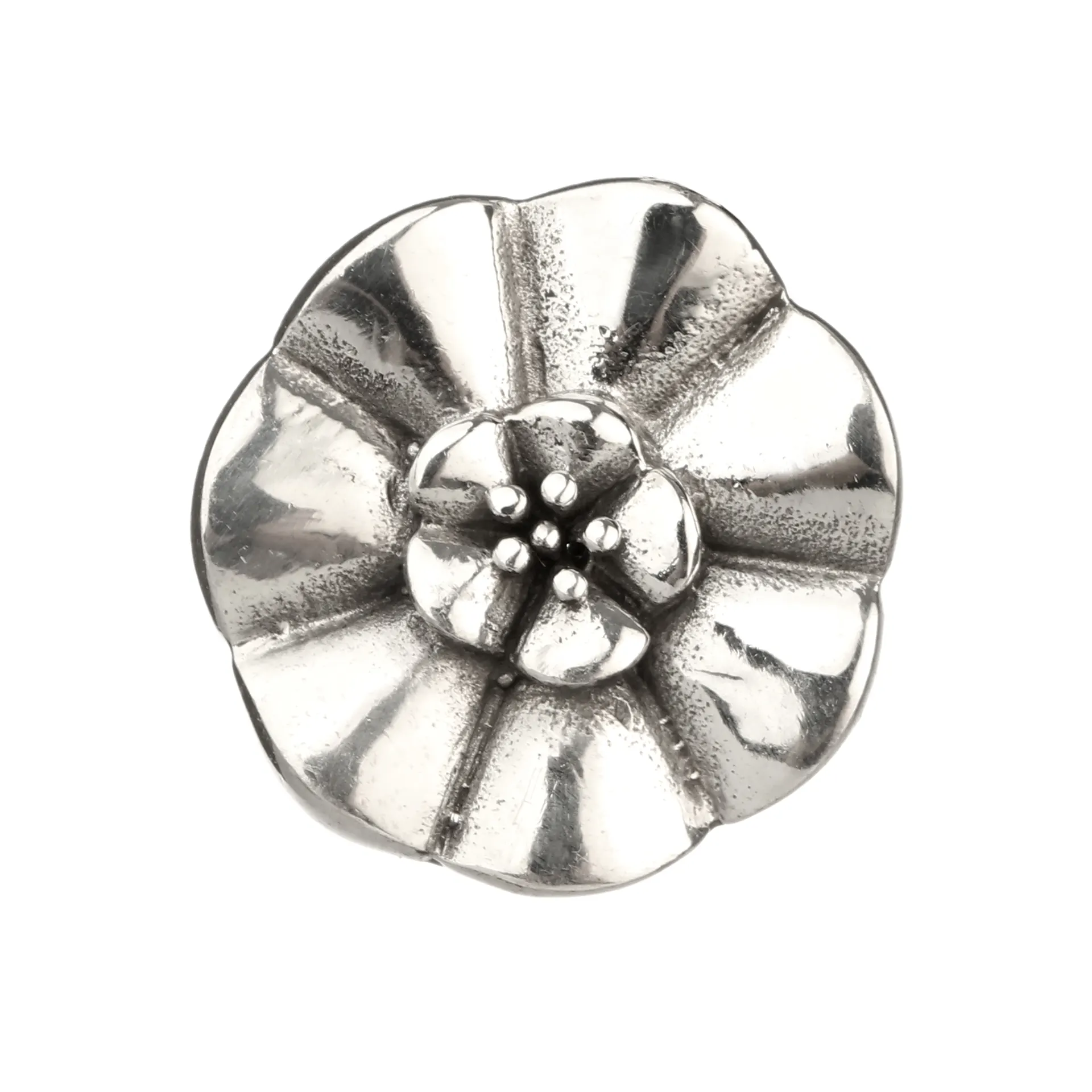 White Rose of Scotland - Jakobiten Brosche aus Schottland - Sterlingsilber
