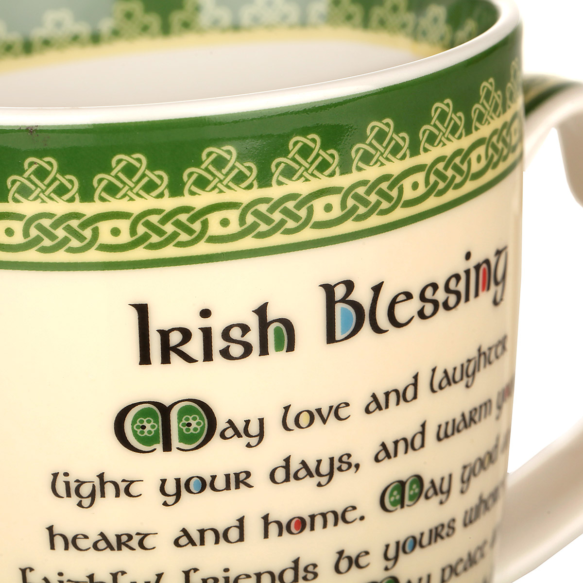 Irish Blessing Mug  "May love and laughter light your days"  Kaffeebecher aus Irland