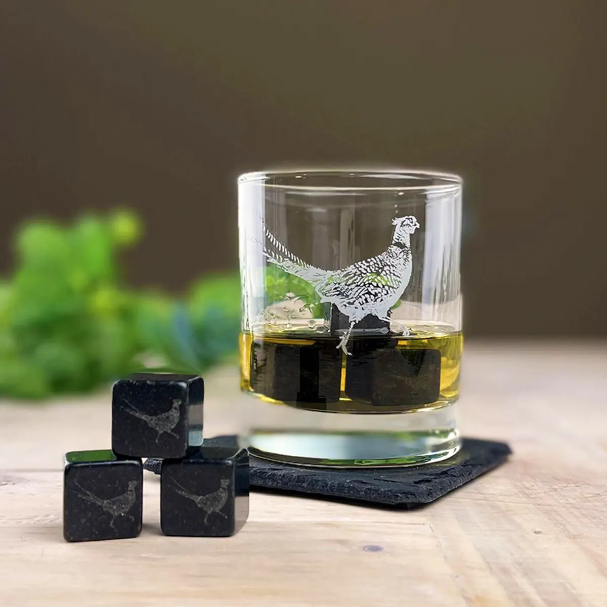 Pheasant / Fasan Whisky Steine - Made in Scotland