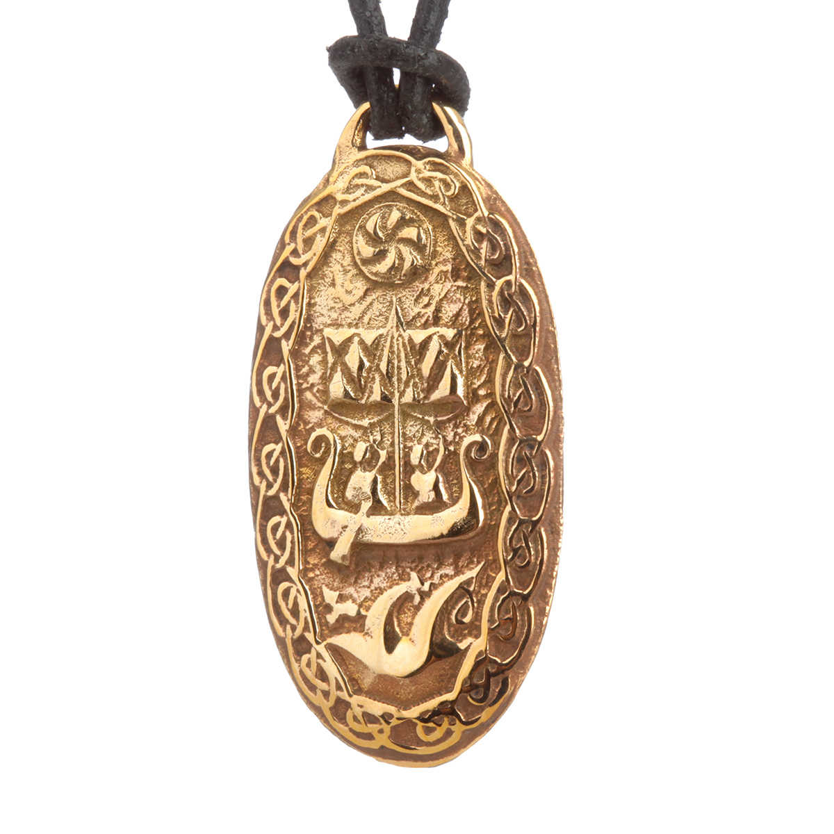 Kette-anhaenger-frigga-odin-segen-wikinger-gold-bronze-008 Traveller's Charm aus Bronze - Schutzzauber für Reisende - Friggas Segen an Odin