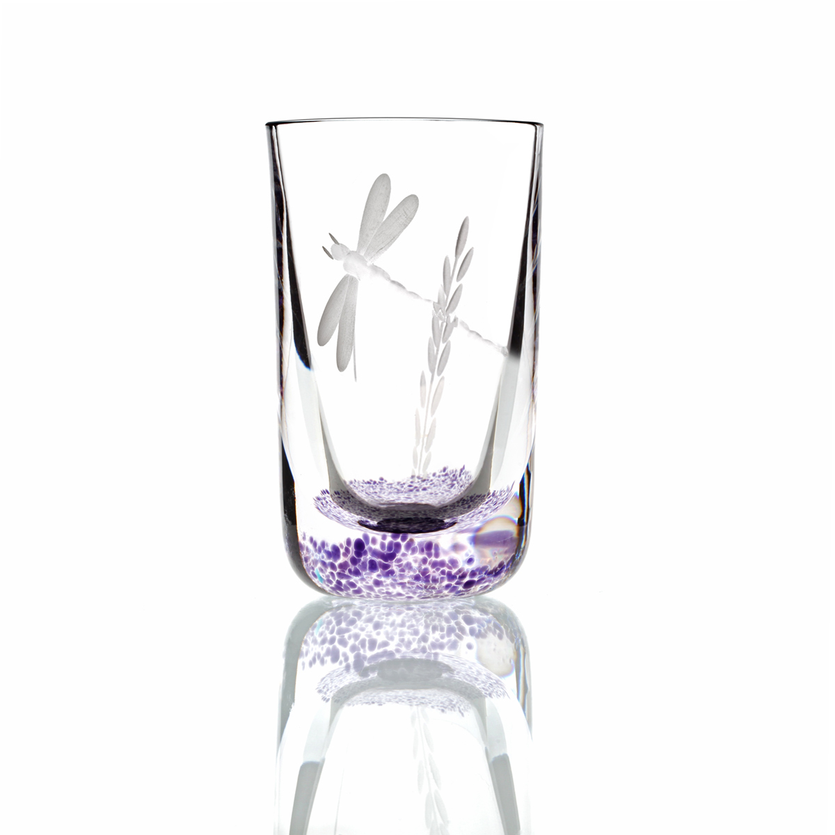 Wild Heather Shotglas / Schnapsglas - Handgefertigtes Kristallglas aus Irland