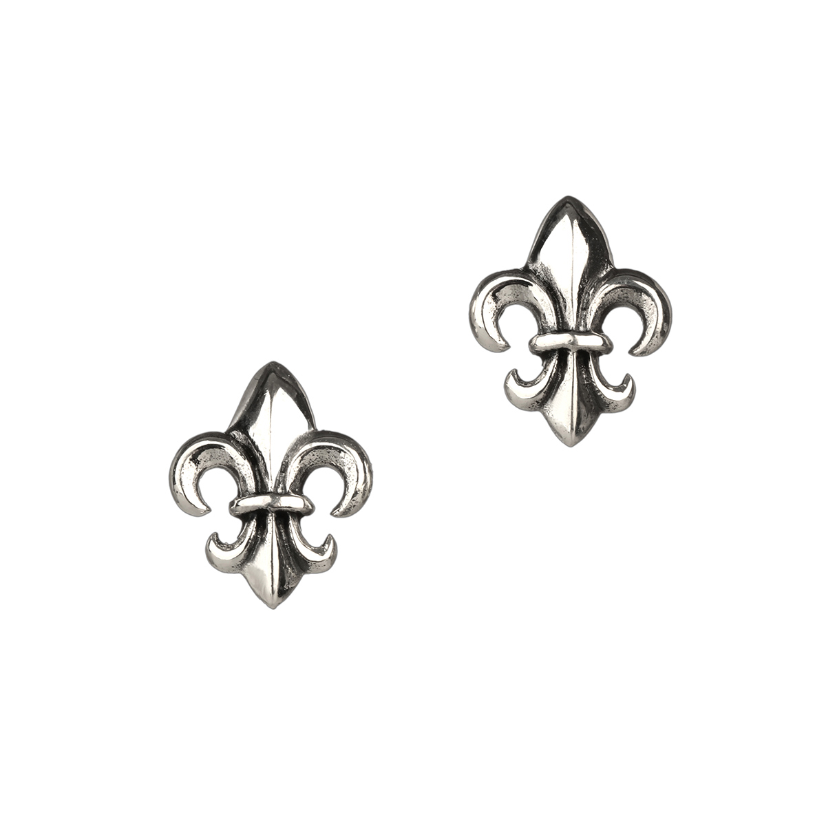 Mary Queen of Scots - Maria Stuart - Fleur De Lys Ohrstecker aus Sterling Silber