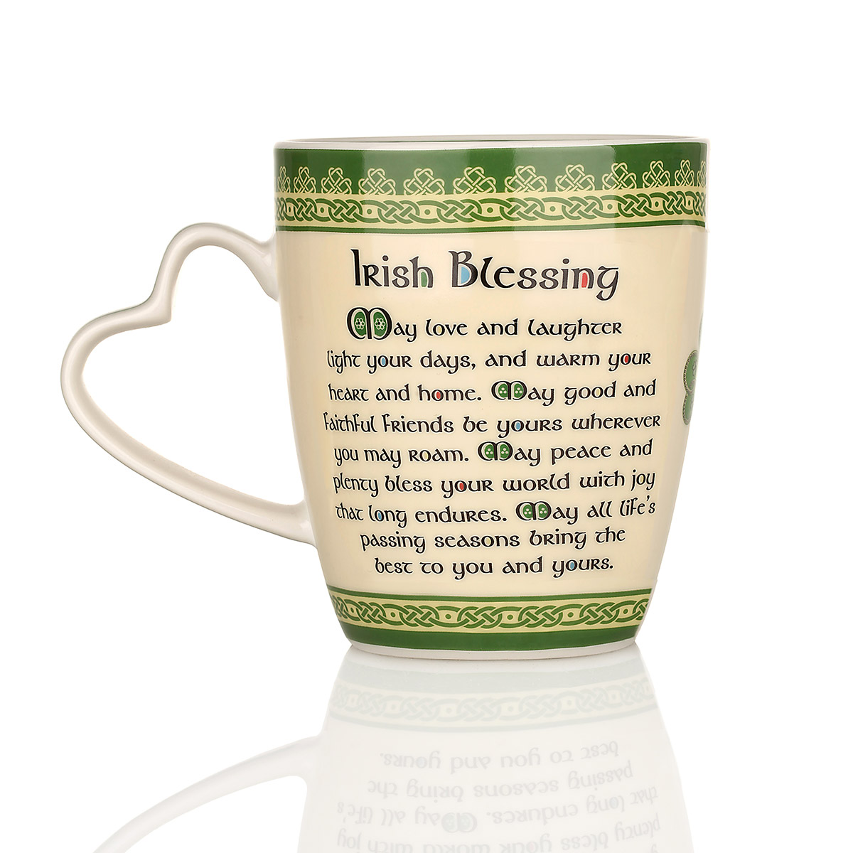 Irish Blessing Mug  "May love and laughter light your days"  Kaffeebecher aus Irland