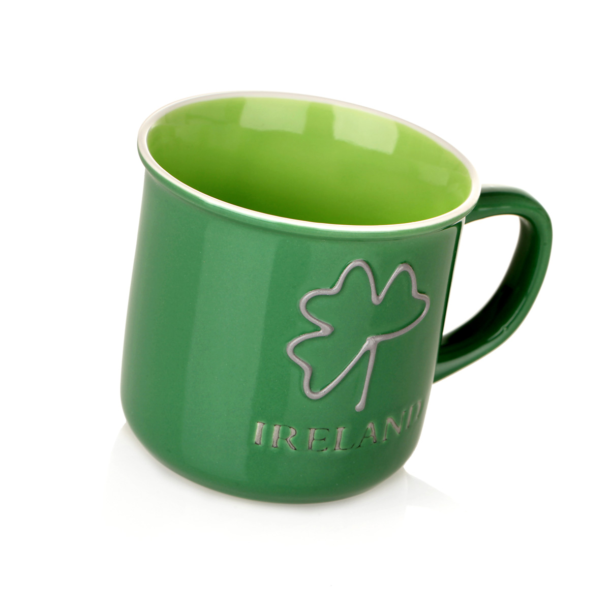 Ireland Shamrock Camper Style Mug - Keramikbecher aus Irland