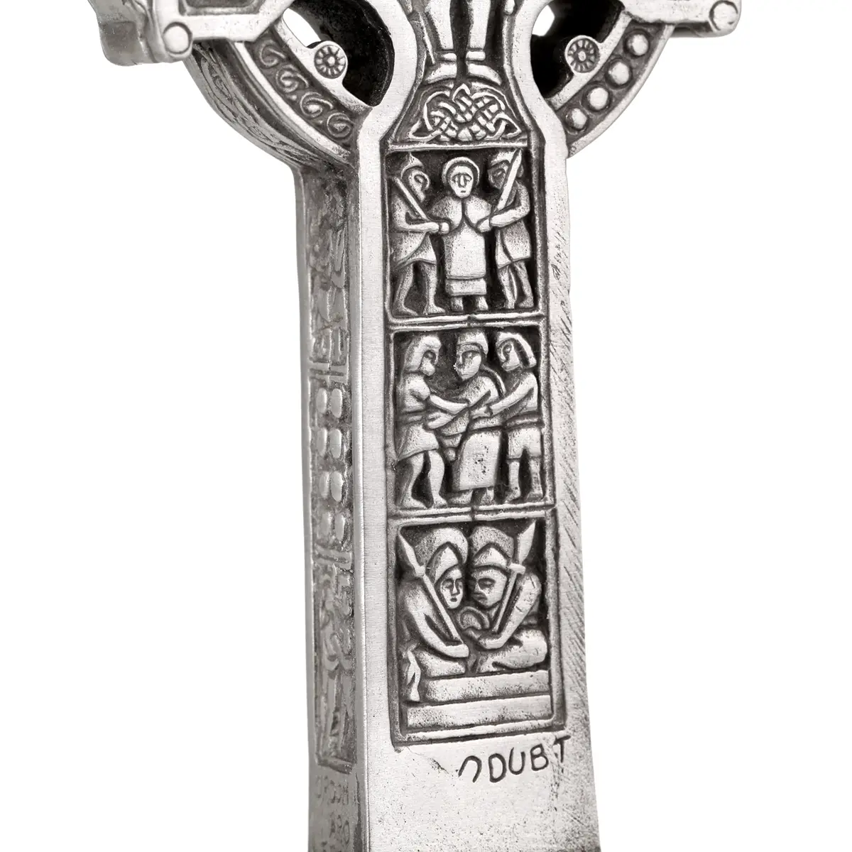 kreuz-keltisch-silber-irland-durrow-high-cross-010 Durrow High Cross - reich verziertes keltisches Kreuz aus Irland