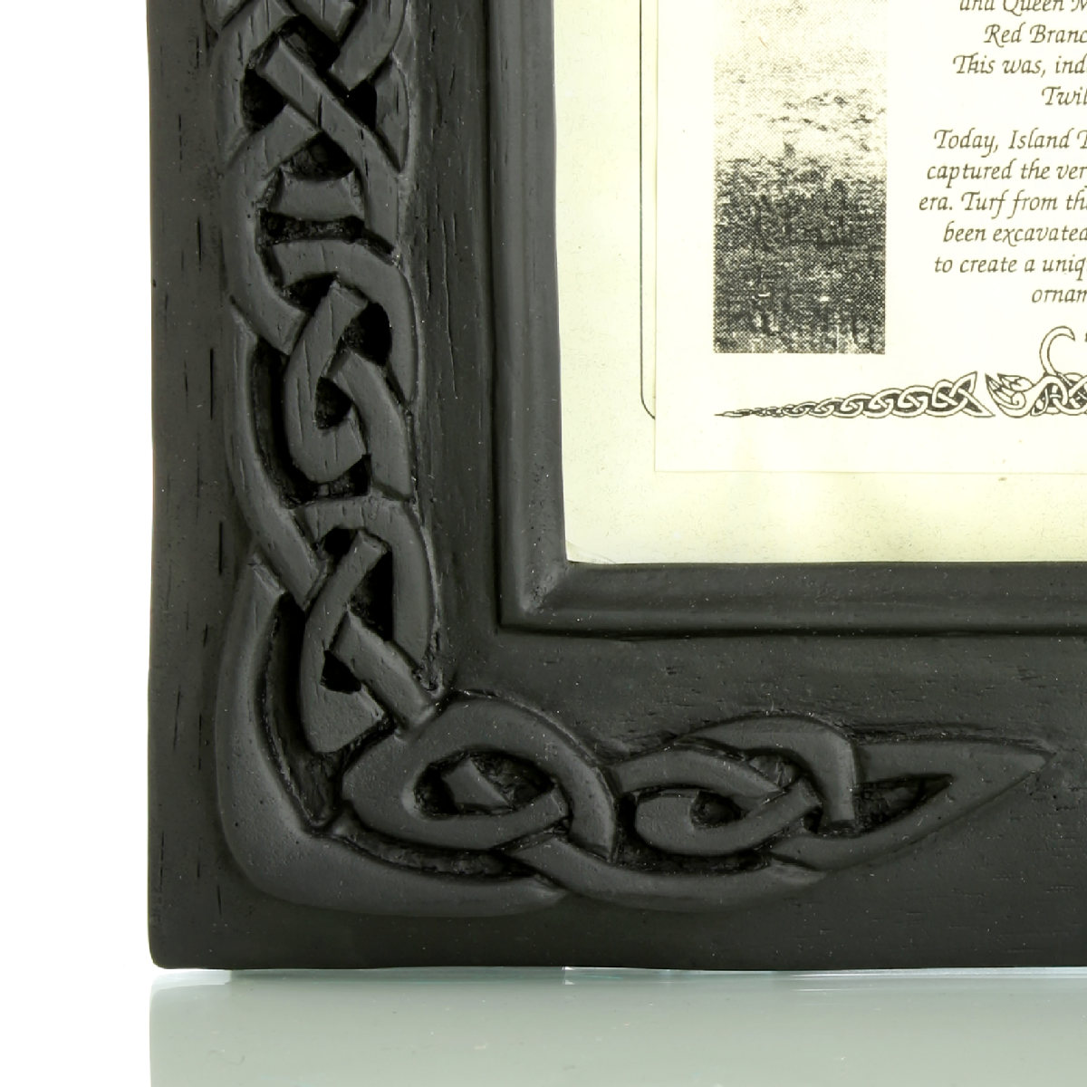 Irish Claddagh Turf - Keltischer Torf Bilderrahmen - 15 x 20 cm - Handgefertigt in Irland