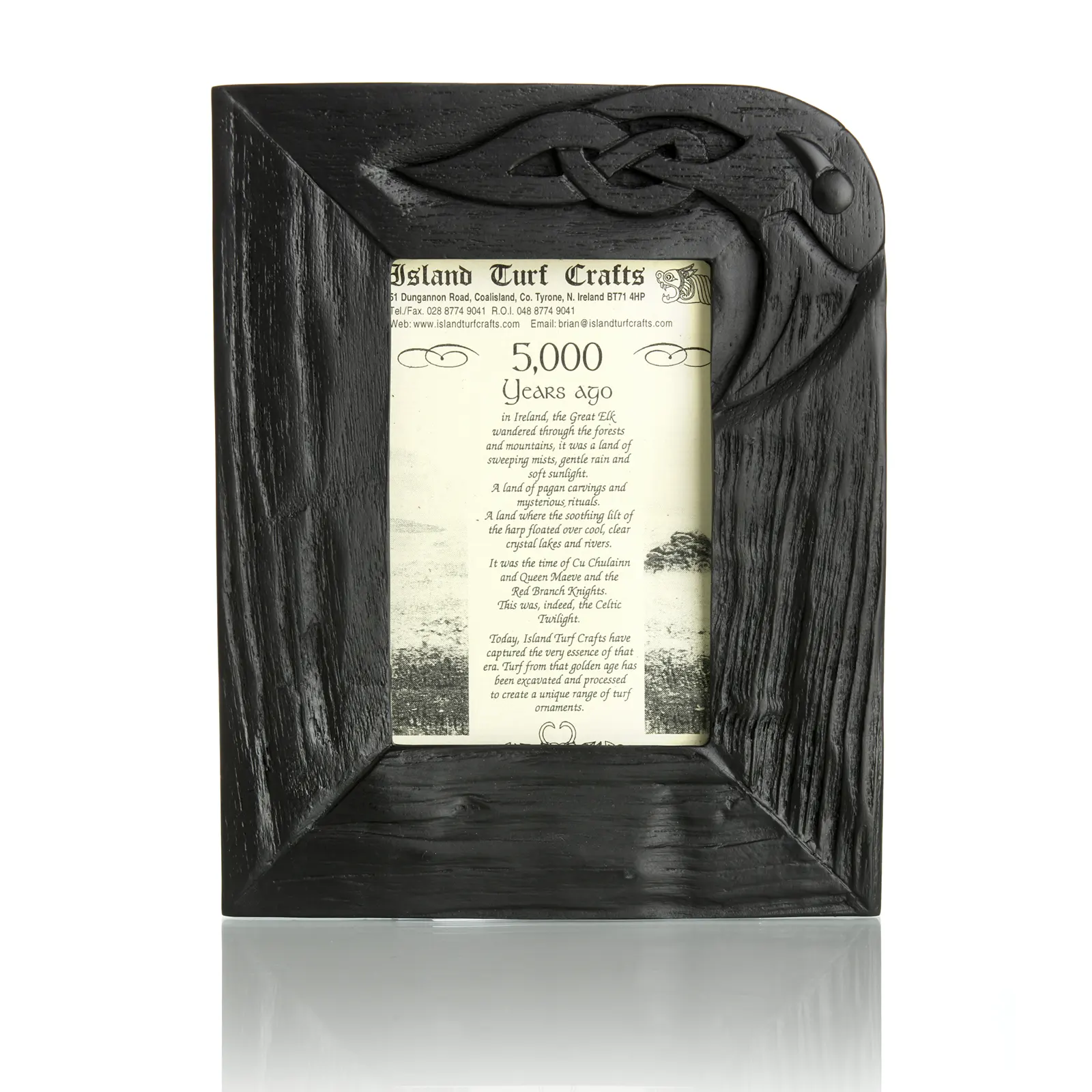 Celtic Bird - Keltischer Bilderrahmen - 4x6 Inch (ca. 10x15 cm) - Handgefertigt in Irland Celtic Bird - Keltischer Bilderrahmen - 4x6 Inch (ca. 10x15 cm) - Handgefertigt in Irland