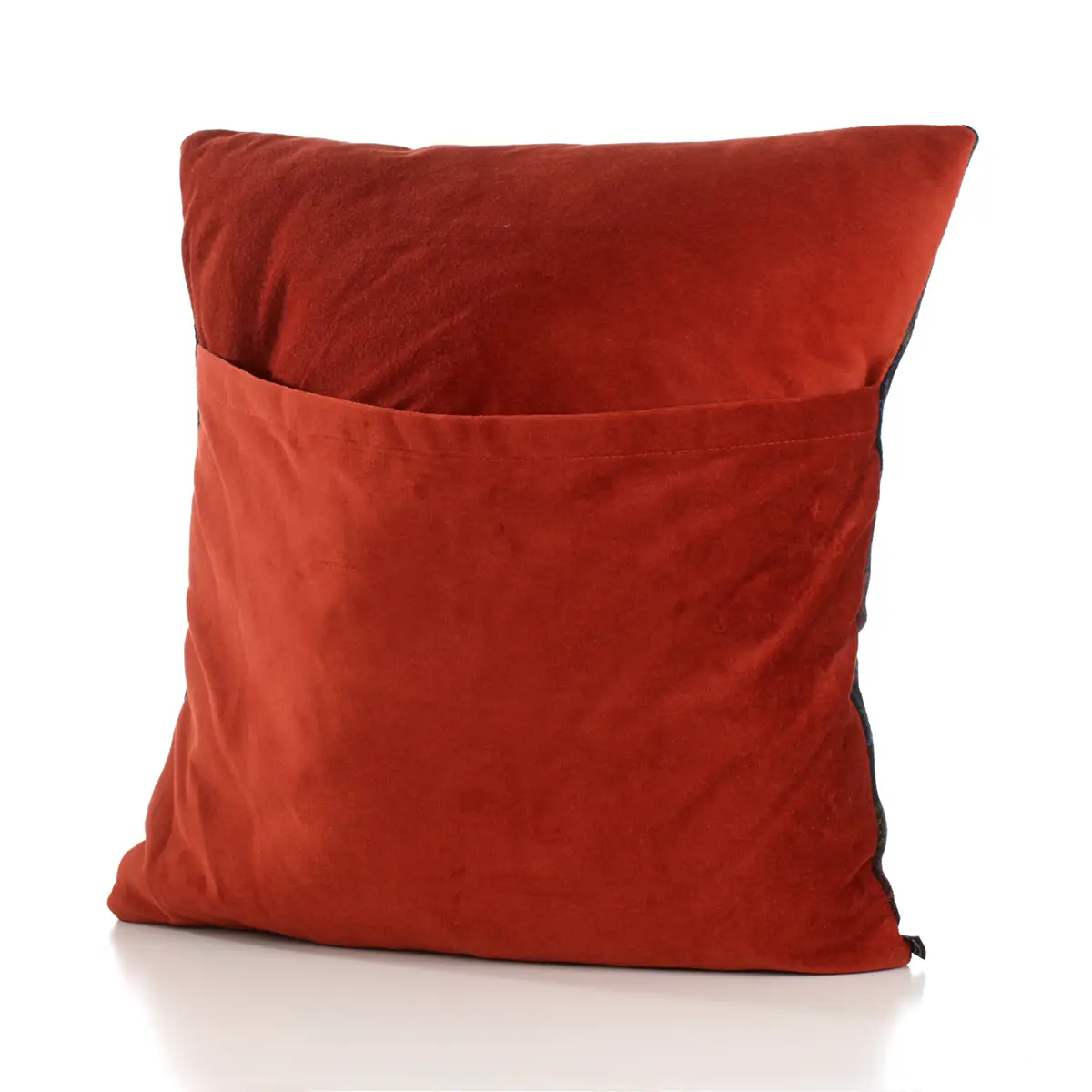 kissen-cushion-45x45-harris-tweed-schottland-tartan-karo-rust-check-003 Harris Tweed Kissen aus Schottland in Rust Check Tartan - 45 x 45 cm