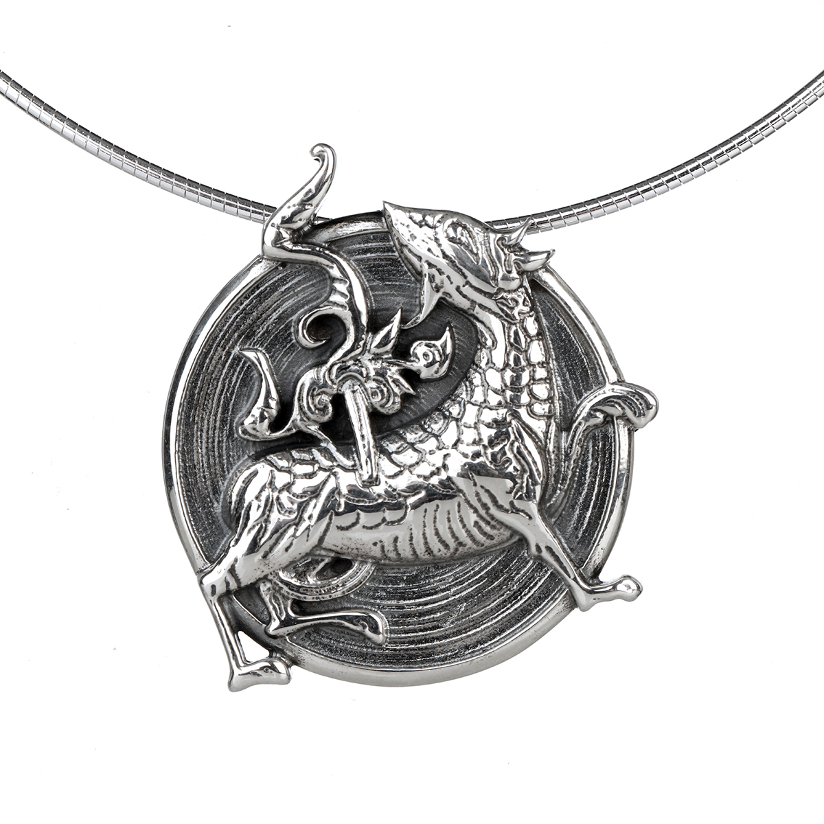 maes-howe-drache-orkney-kette-001 Maes Howe Dragon Amulett aus Sterlingsilber – handgefertigt auf den Orkney-Inseln