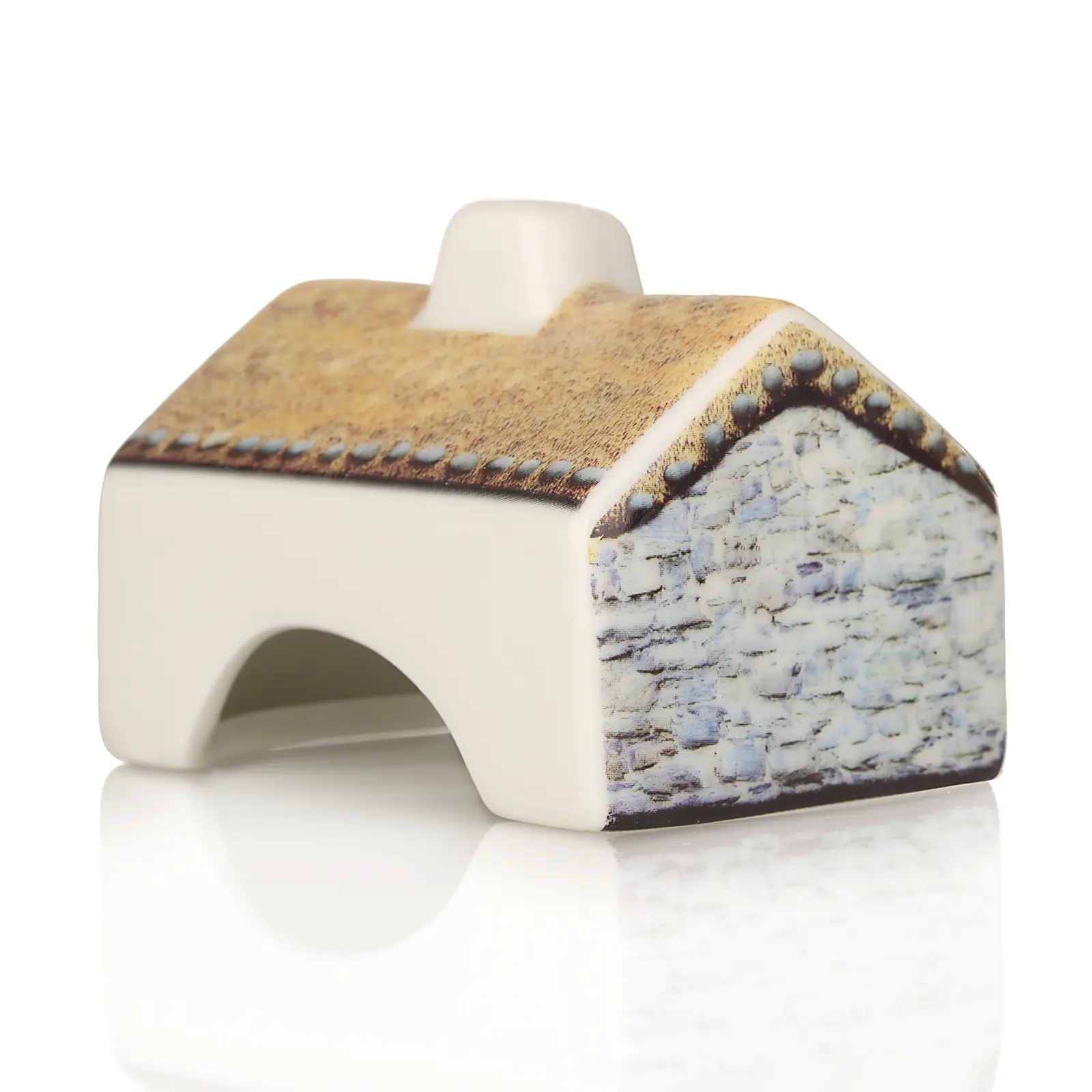 Scottish Highland Croft Torfduft-Set - Cottage aus Keramik mit Steinbrenner und Torfsoden