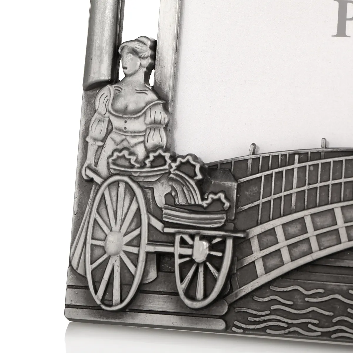 bilderrahmen-dublin-irland-zinn-antik-silber-004 Dublin - Handgefertigter Bilderrahmen aus Irland - für Bilder 10 x 15 cm