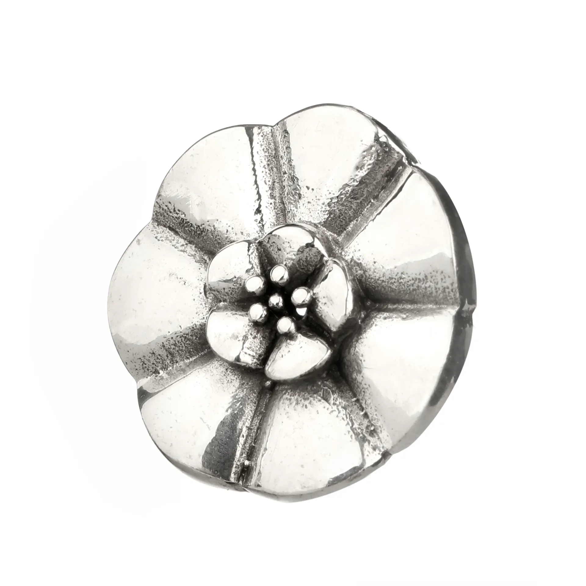 White Rose of Scotland - Jakobiten Brosche aus Schottland - Sterlingsilber