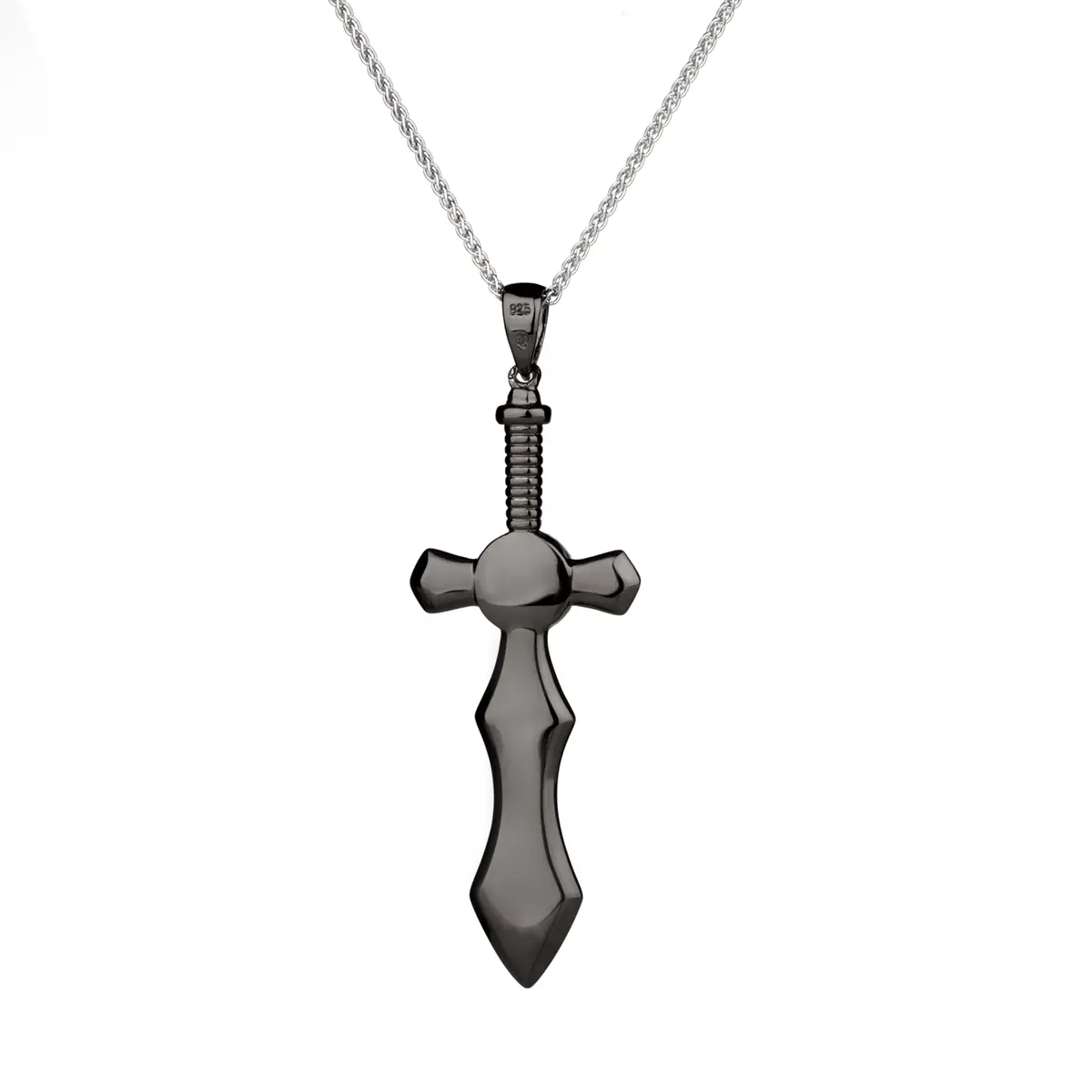 kette-anhaenger-schwert-nuada-sword-irland-silber-schwarz-005 Nuada Black Sword - keltisches Schwert aus geschwärztem Sterling Silber