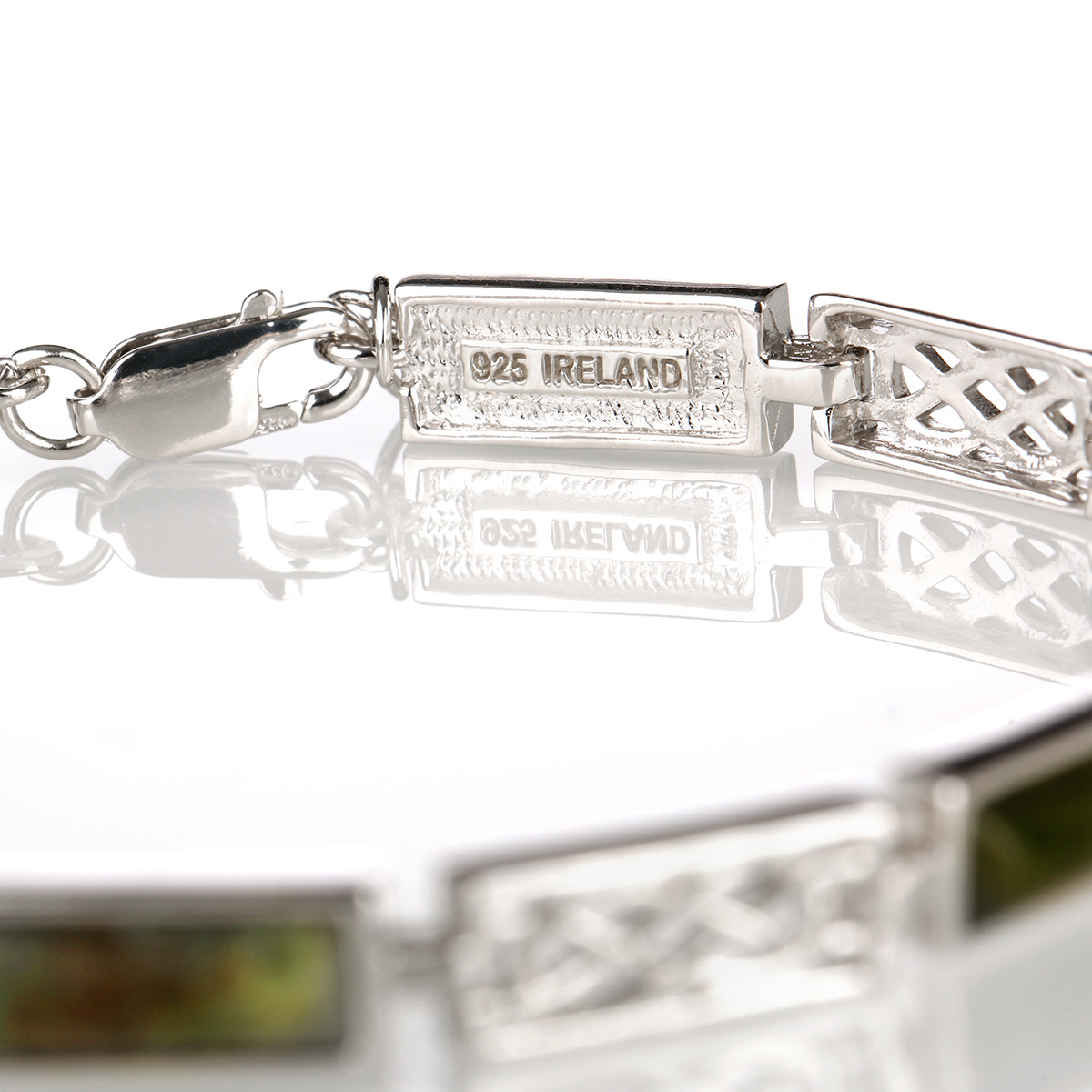 irland-connemara-marmor-armband-silber-006 Keltisches Connemara Marmor & Sterlingsilber Armband - Handgefertigt in IrlandKeltisches Connemara Marmor & Sterlingsilber Armband - Handgefertigt in Irland