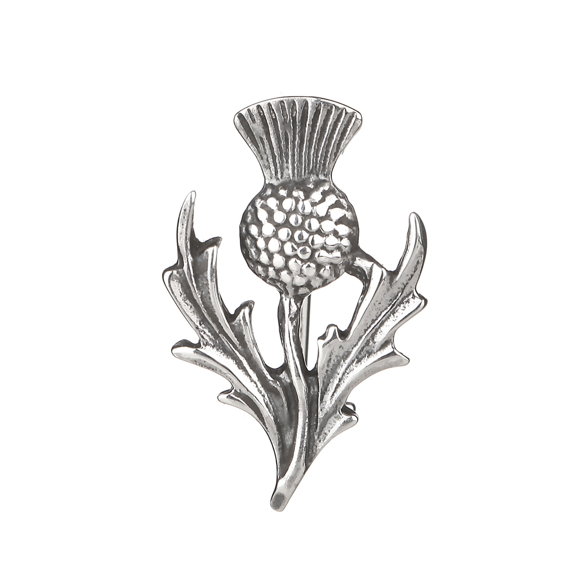 Schottische Distel Anstecknadel aus Sterling Silber - The Scottish Thistle