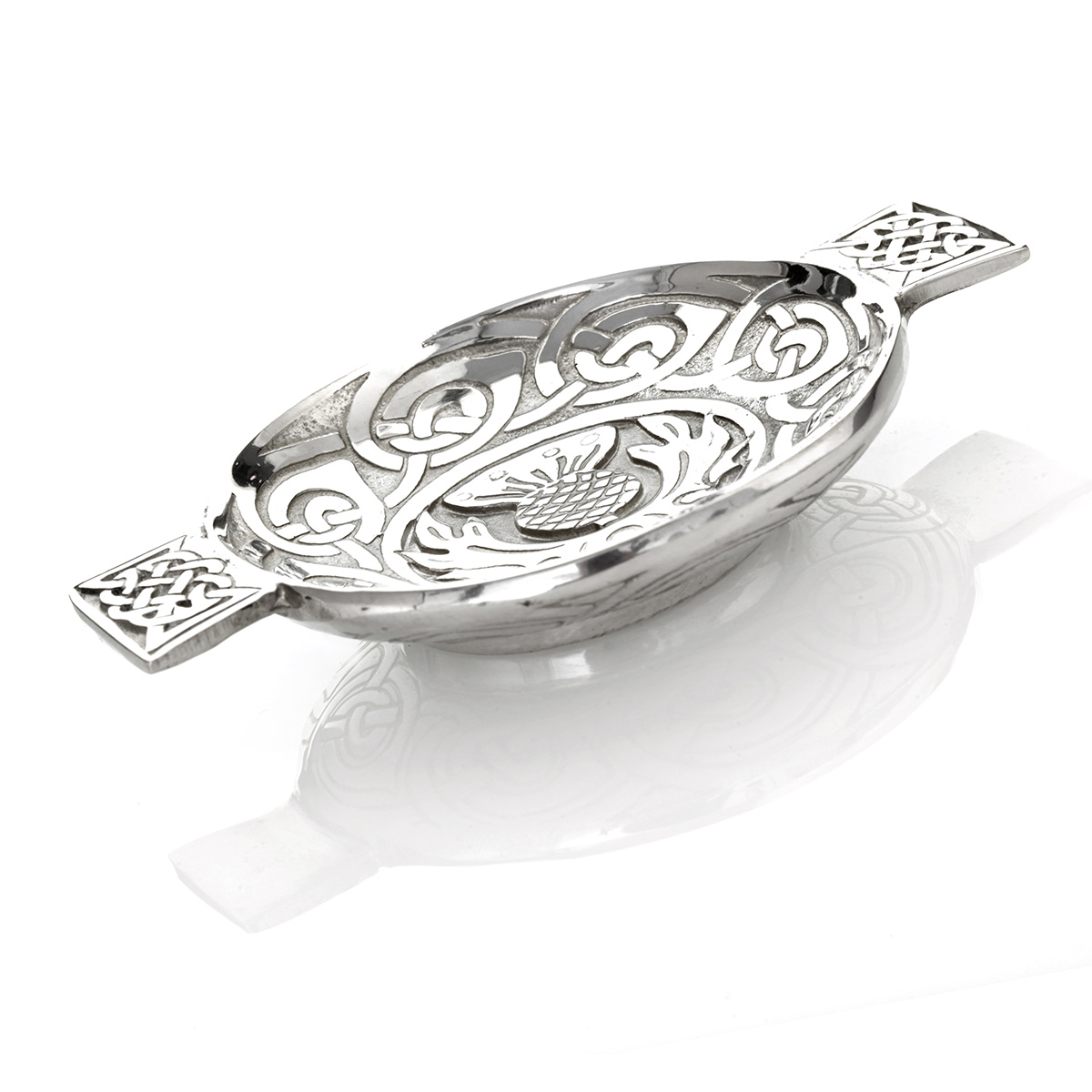 quaich-keltisch-schottisch-zinn-pewter-019558adda53dcb7 Love Loyalty Friendship - Schottischer Quaich - keltische Muster & Claddagh Ring