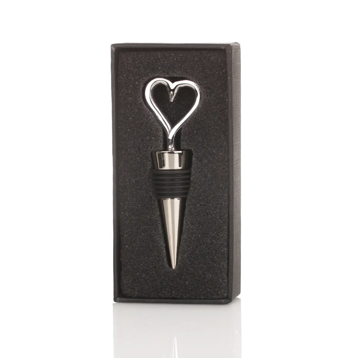 Love Heart Bottle Stopper - Edelstahl Flaschenverschluss aus Schottland Love Heart Bottle Stopper - Edelstahl Flaschenverschluss aus Schottland