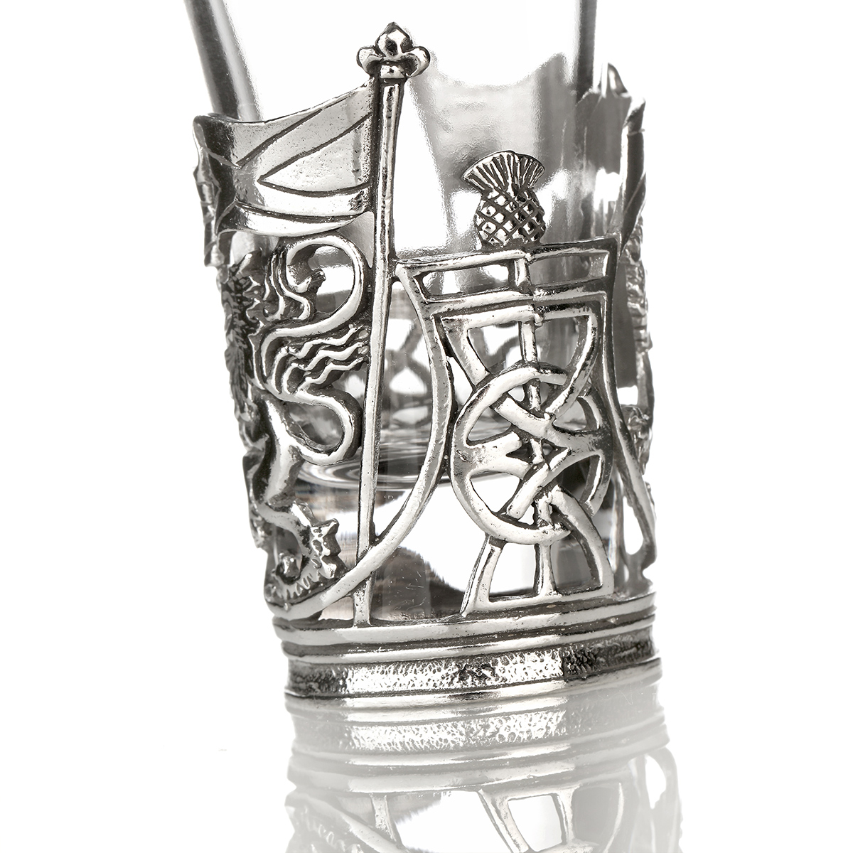 rampant-lion-loewe-shot-glas-003 Lion Rampant & Saltire Shotglas - Schottische Löwe & schottische Flagge