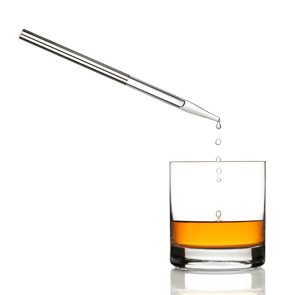 Eisch Whiskyglas Tasting Set - 2 Tumbler mit Pipette & Wasserglas in Geschenkröhre
