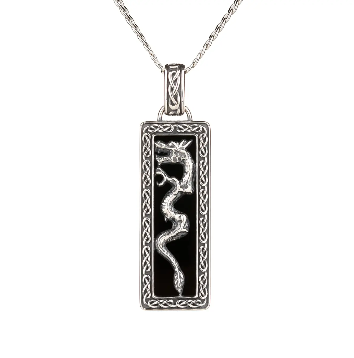 kette-anhaenger-spirit-celt-sky-black-onyx-dragon-slber-irland-002 Spirit of the Celt - Black Onyx Dragon - Sterling Silber Kette aus Irland