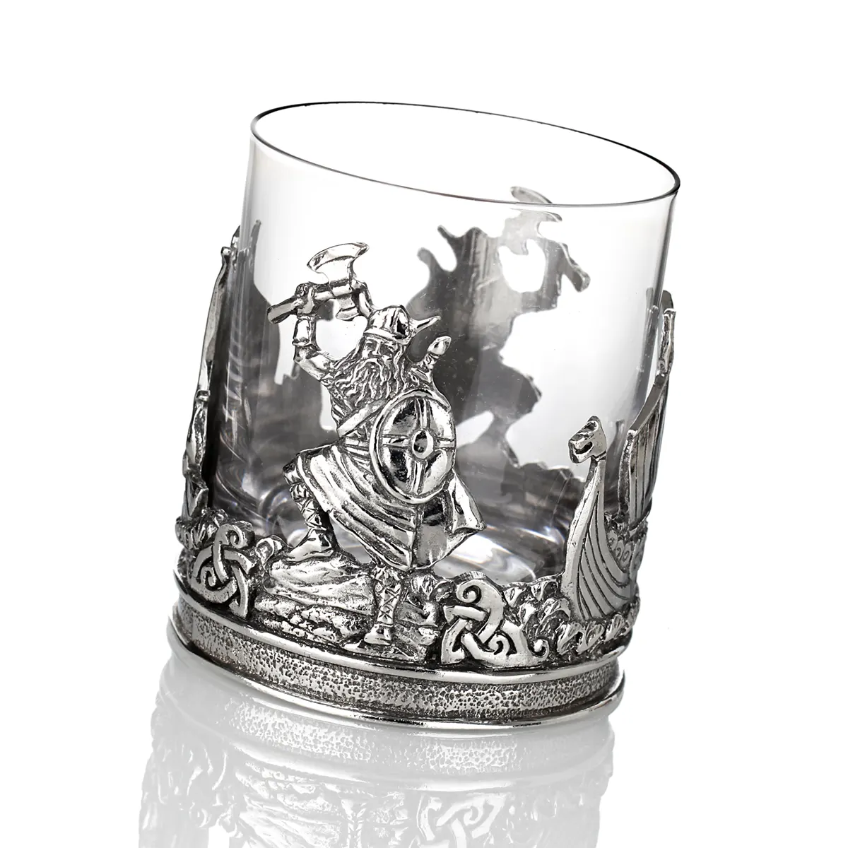 Viking Whisky Tumbler - Handgefertigtes Wikinger Whiskyglas aus England