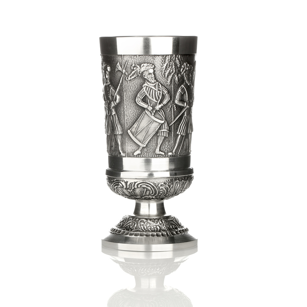 medieval-goblet-ireland-001 Irish Legends - Hugh O’Neill - verzierter Mittelalter Weinkelch aus Irland