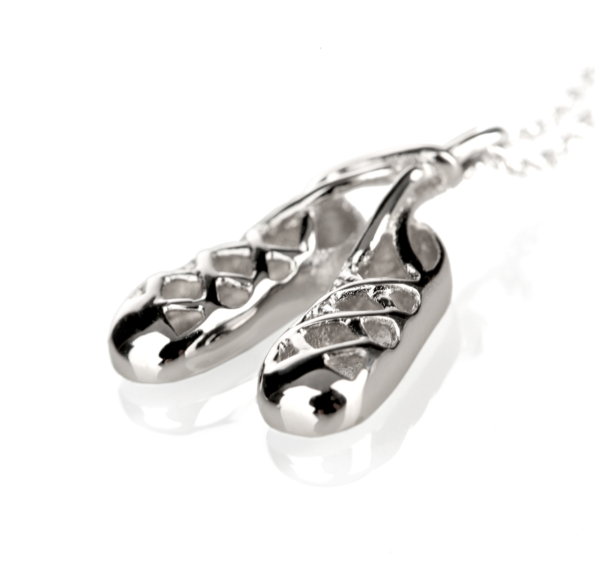 Irish Dancing Shoes Kette  - Irische Tanzschuhe aus Sterling Silber