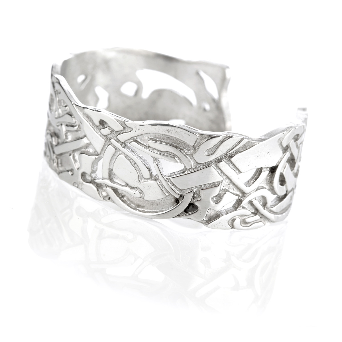 armreif-keltisch-schottisch-zinn-pewter-001 Celtic Hounds Bangle - schottischer Armreif mit keltischen Zoomorphics