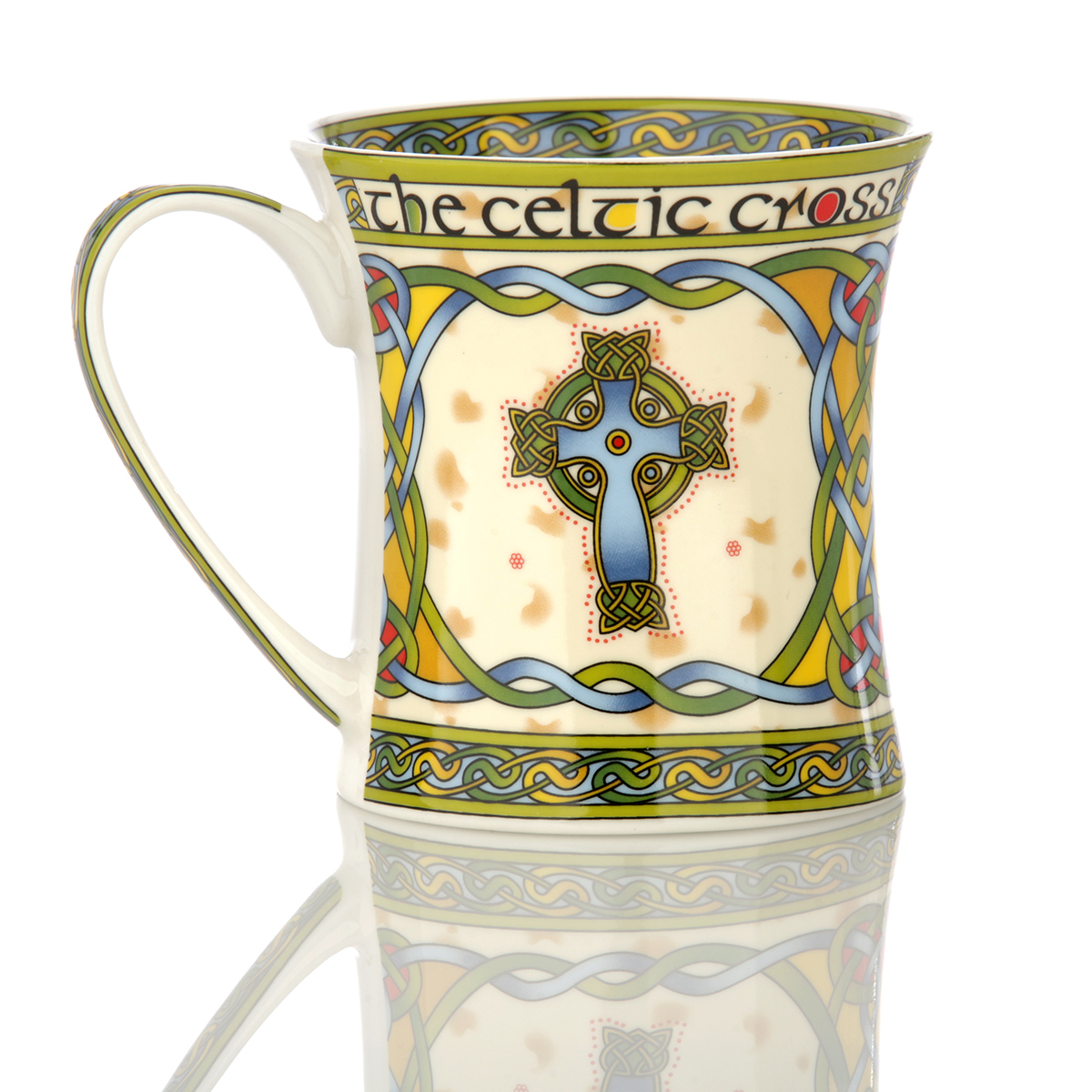 Kaffeebecher-Mug-irland-cross-keltisches-kreuz-018 Celtic High Cross Mug - Kaffeebecher aus Irland mit keltischen Ornamenten