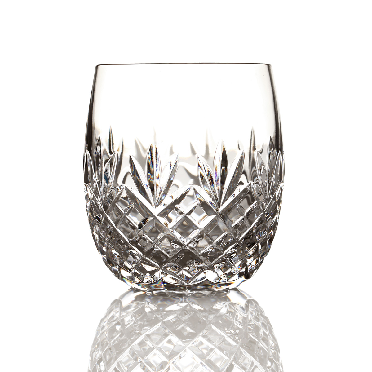 Edinburgh - Barrel Whisky Tumbler - Handgefertigt aus Kristallglas mit Diamantschliff