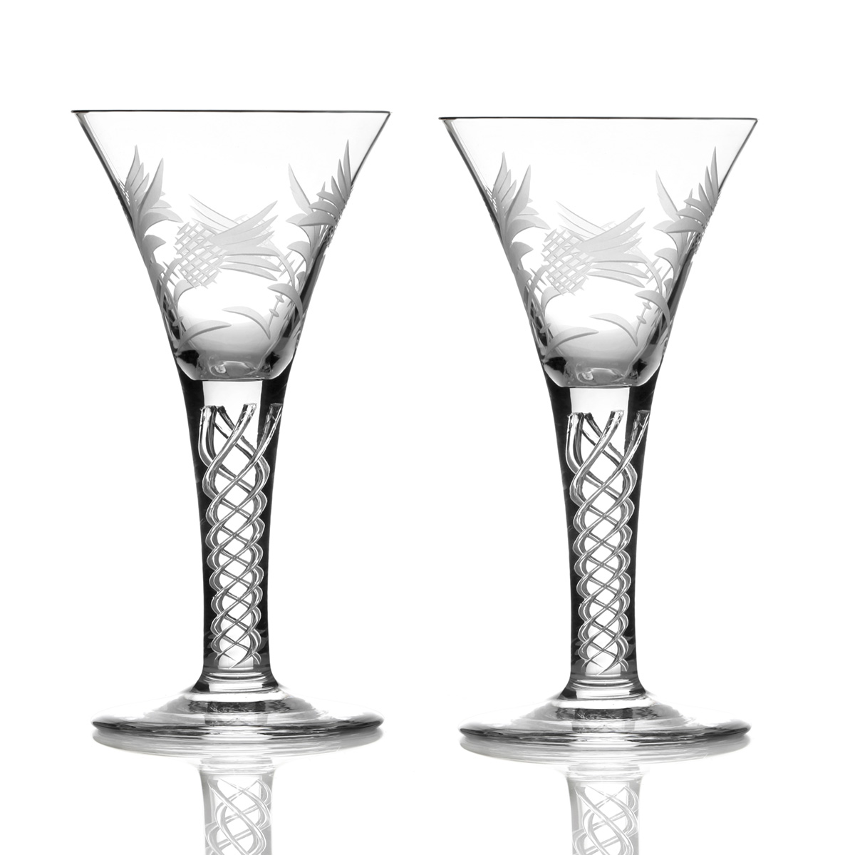 2xWhisky-jakobiten-glas-jacobite-dram-kristall-distel-003tNZm1VCEQhUyn Jacobean Air Twist - Flower Of Scotland - 2 x Jakobiten Whisky Glas aus Schottland