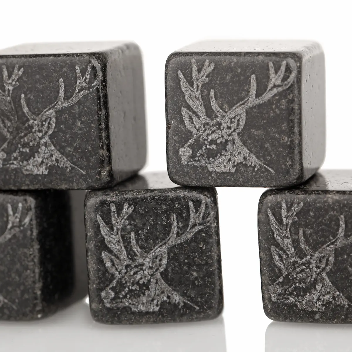 Highland Stag  - Schottischer Hirsch Whisky Steine - Made in Scotland