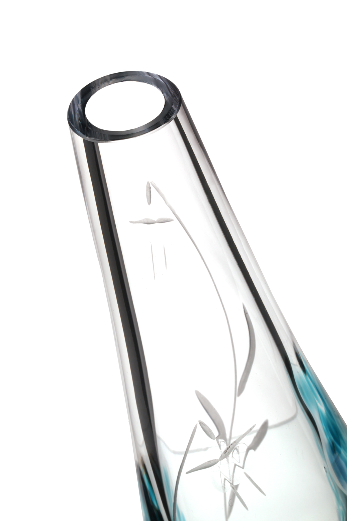 vase-kristall-glas-irland-irish-celtic-meadow-004 Celtic Meadow Vase aus Kristallglas - Handgefertigt in Irland