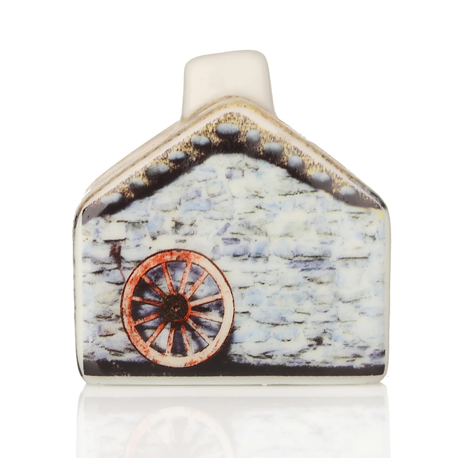 Scottish Highland Croft Torfduft-Set - Cottage aus Keramik mit Steinbrenner und Torfsoden Scottish Highland Croft Torfduft-Set - Cottage aus Keramik mit Steinbrenner und Torfsoden