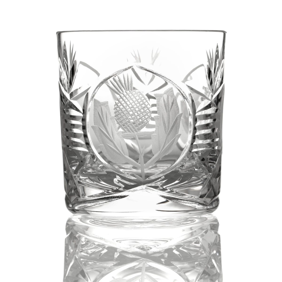 Glencairn Bothwell Thistle Whisky Tumbler - Kristallglas aus Schottland