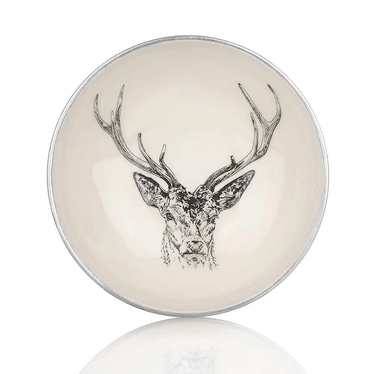 Stag Prince - Aluminum Emaille Schale aus Schottland