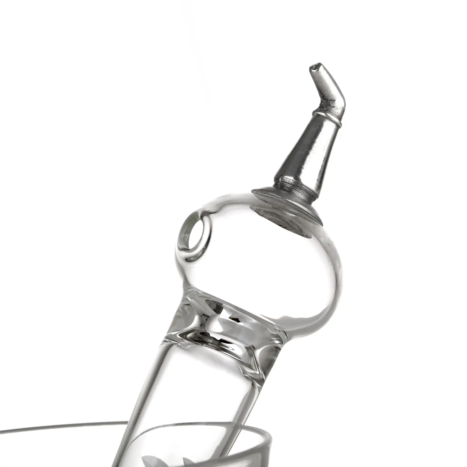 Whisky Pot Still Wasserpipette - Kristallglas & Zinn handgefertigt in England