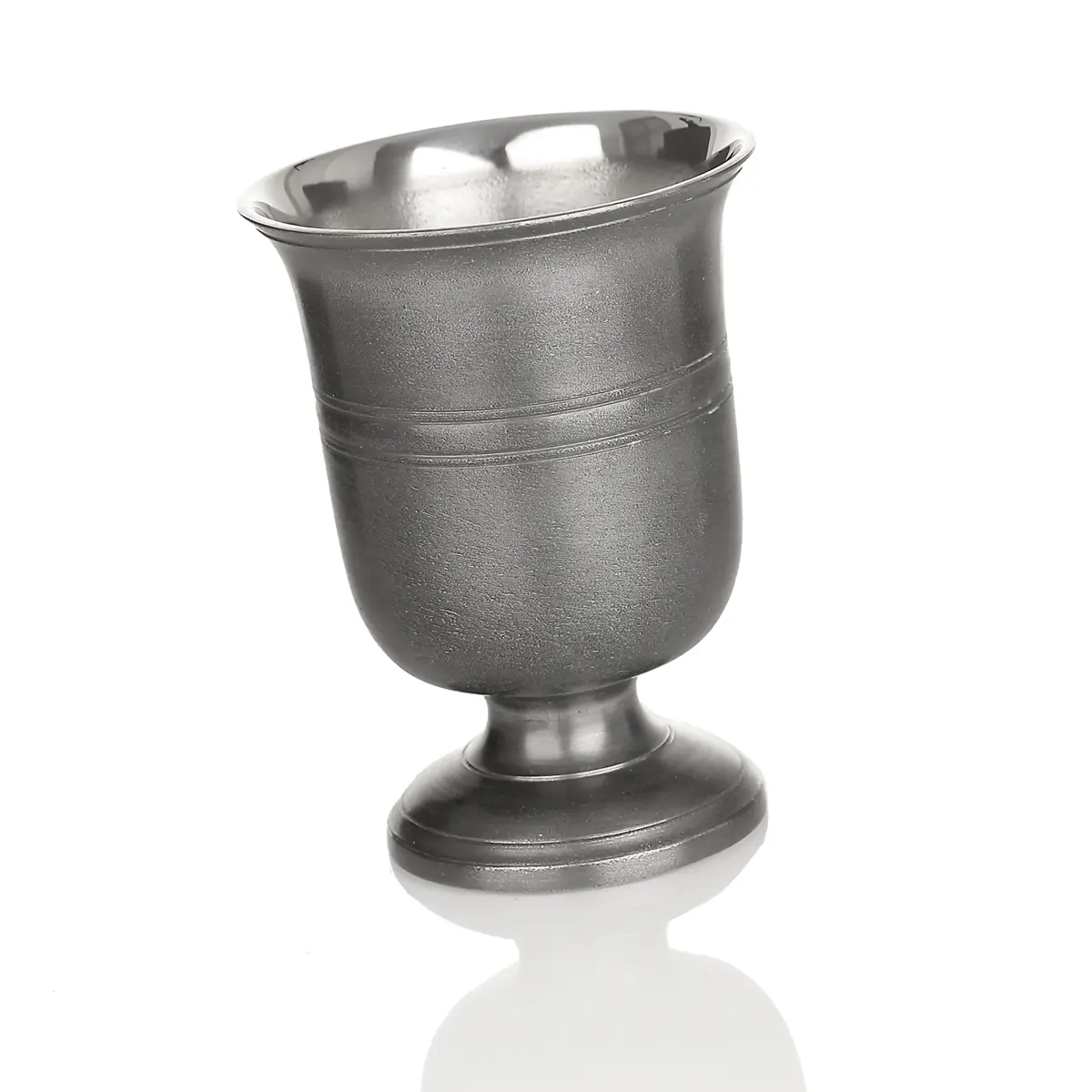 weinkelch-mittelalter-tudor-goblet-zinn-antik-pint-002 Tudor Goblet - 1 Pint Mittelalter Weinkelch aus England - Zinn antik