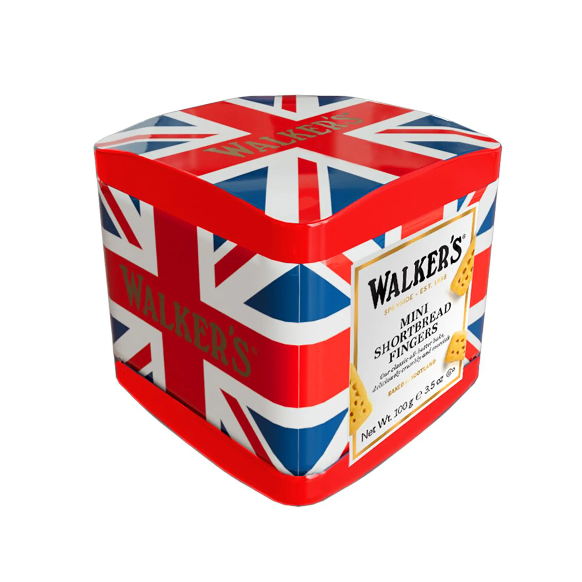 Walker’s Mini Shortbread Fingers "Union Jack" Tin – Buttergebäck in Geschenk-Dose