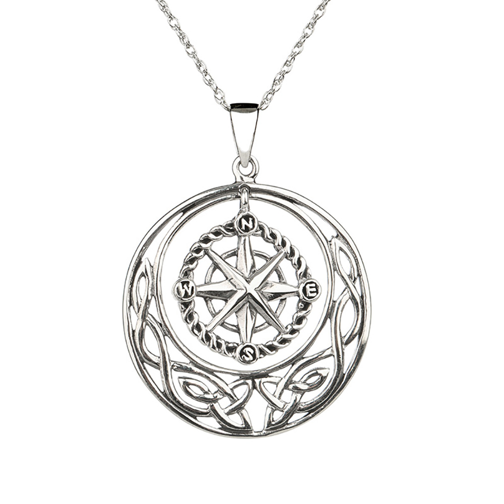 Voyager - Outlander Amulett aus Sterling Silber - Handgefertigt in Schottland